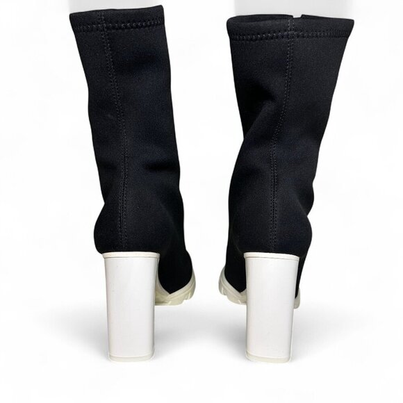 Alexander McQueen Neoprene Zip Booties 37.5 EU NWT - Picture 7 of 11